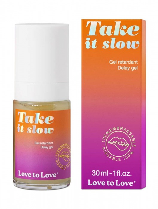 Пролонгирующий гель для мужчин Take It Slow - 30 мл. - Love to Love - купить с доставкой в Ногинске