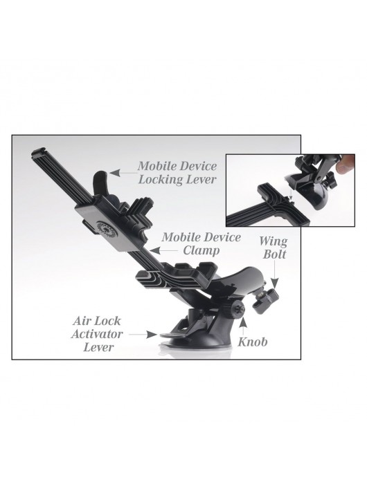 Перезаряжаемый мастурбатор-вагина с держателем для мобильных устройств Extreme Toyz Me - Pipedream - в Ногинске купить с доставкой