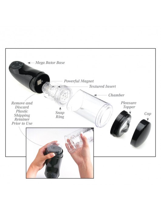 Перезаряжаемый мастурбатор-вагина с держателем для мобильных устройств Extreme Toyz Me - Pipedream - в Ногинске купить с доставкой