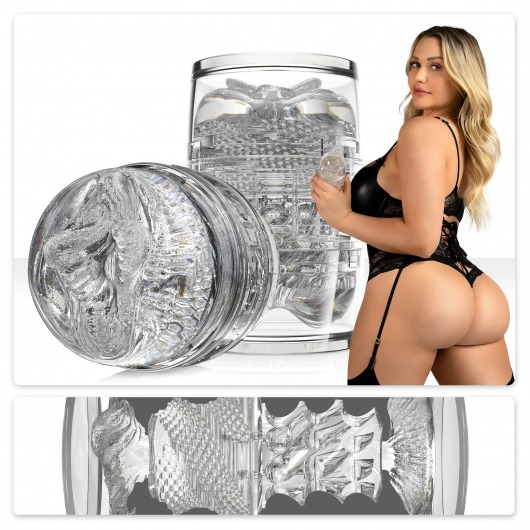 Прозрачный двусторонний мастурбатор Fleshlight Quickshot Mia Malkova - Fleshlight - в Ногинске купить с доставкой
