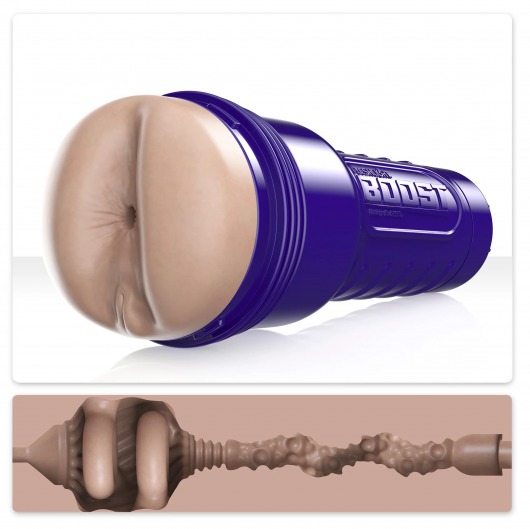 Телесный мастурбатор-анус Fleshlight Boost Blast Female - Fleshlight - в Ногинске купить с доставкой