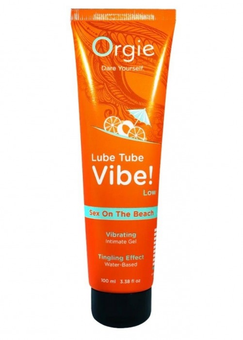 Гель с эффектом вибрации Lube Tube Vibe Low Sex On The Beach - 100 мл. - ORGIE - купить с доставкой в Ногинске