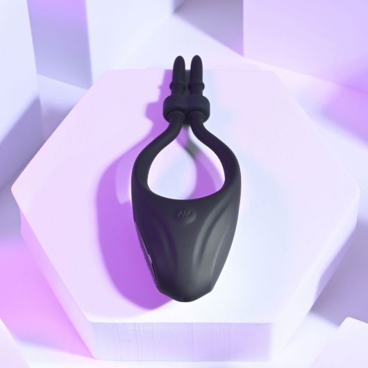 Черное эрекционное вибролассо Perfect Fit - Zero Tolerance - в Ногинске купить с доставкой