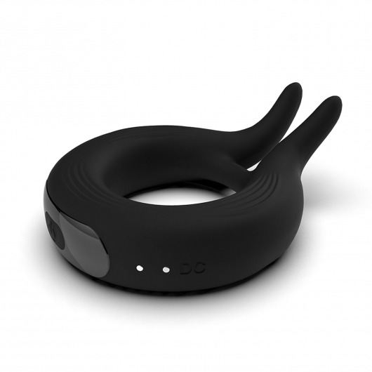 Черное эрекционное кольцо Marry Me Rechargeable Vibrating Cockring - Adrien Lastic - в Ногинске купить с доставкой