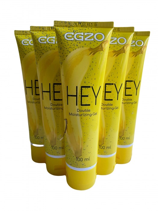 Набор из 5 анальных лубрикантов на водной основе Egzo Hey (по 100 мл.) - EGZO - купить с доставкой в Ногинске