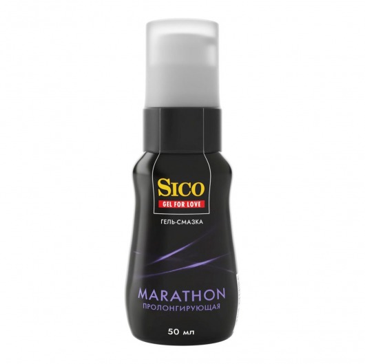 Пролонгирующая гель-смазка Sico Marathon - 50 мл. - Sico - купить с доставкой в Ногинске