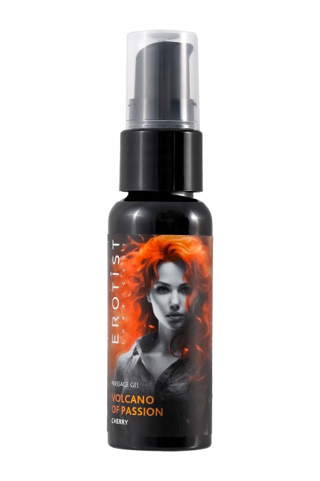 Гель с эффектом вибрации Volcano Of Passion со вкусом вишни - 25 мл. - Erotist Lubricants - купить с доставкой в Ногинске