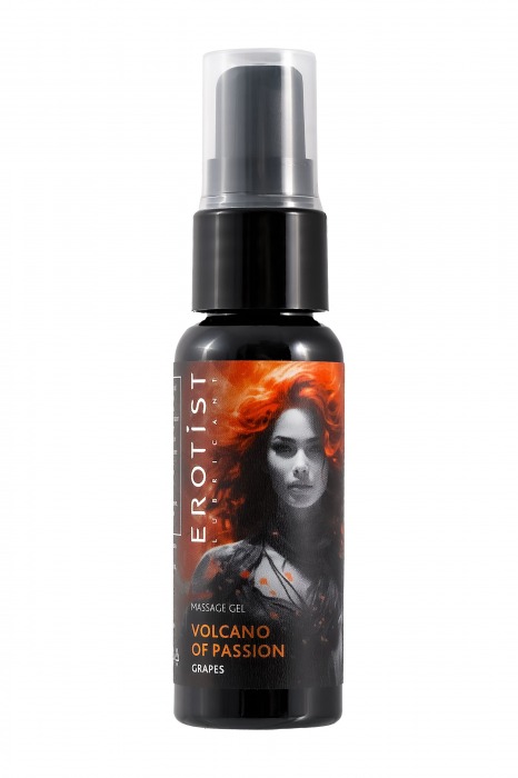 Гель с эффектом вибрации Volcano Of Passion со вкусом винограда - 25 мл. - Erotist Lubricants - купить с доставкой в Ногинске