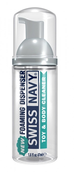 Очищающая пенка для игрушек и тела Toy   Body Cleaner Foamer - 47 мл. - Swiss navy - купить с доставкой в Ногинске