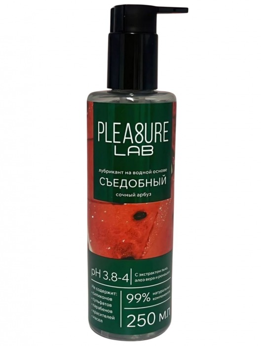 Лубрикант на водной основе Pleasure Lab с ароматом арбуза - 250 мл. - Pleasure Lab - купить с доставкой в Ногинске