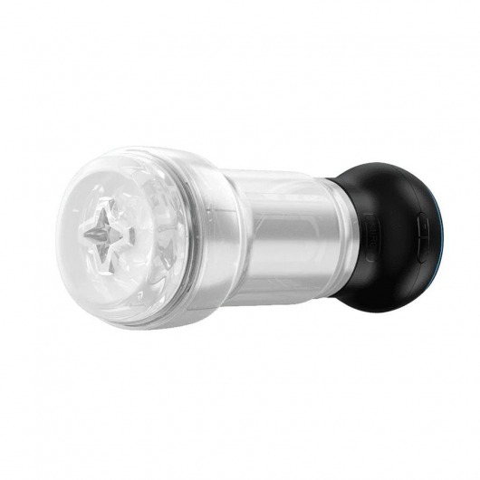Набор PowerBlow   Feel Pocket Stroker Crystal: мастурбатор и интерактивная насадка - Kiiroo - в Ногинске купить с доставкой