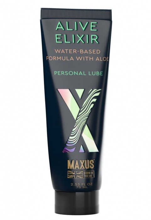 Интимный гель на водной основе MAXUS Alive Elixir - 75 мл. - Maxus - купить с доставкой в Ногинске