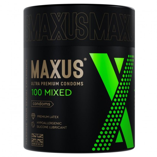 Презервативы MAXUS Mixed - 100 шт. - Maxus - купить с доставкой в Ногинске