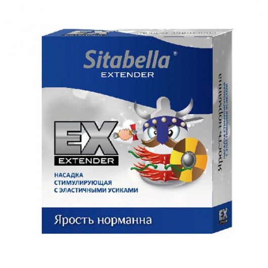 Стимулирующая насадка Sitabella Extender  Ярость норманна - Sitabella - купить с доставкой в Ногинске
