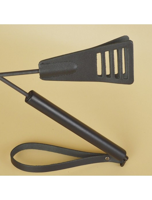 Черный кожаный стек «Сириус» - 60 см. - Sitabella - купить с доставкой в Ногинске