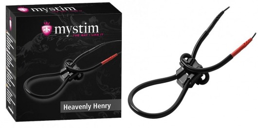 Эрекционное лассо для электростимуляции HEAVENLY HENRY - MyStim - купить с доставкой в Ногинске