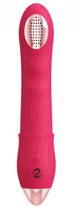 Малиновая насадка на душ с вибрацией Showers to orgasm - 20,1 см. - Orion - купить с доставкой в Ногинске