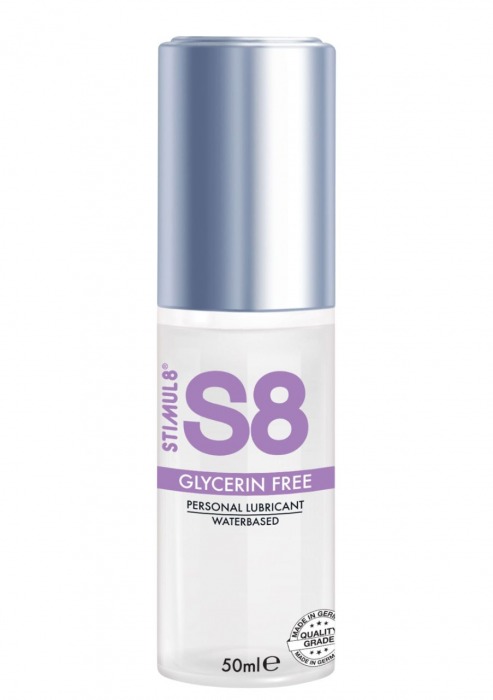 Лубрикант на водной основе S8 Glycerin Free без глицерина - 50 мл. - Stimul8 - купить с доставкой в Ногинске