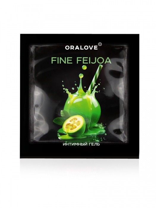 Саше съедобной оральной смазки OraLove с ароматом фейхоа - 3 гр. - Биоритм - купить с доставкой в Ногинске