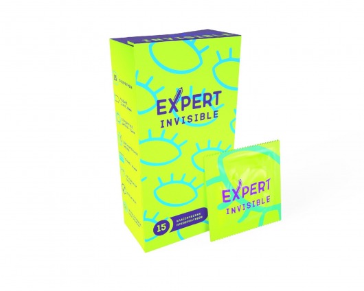 Ультратонкие презервативы Expert Invisible - 15 шт. - Expert - купить с доставкой в Ногинске