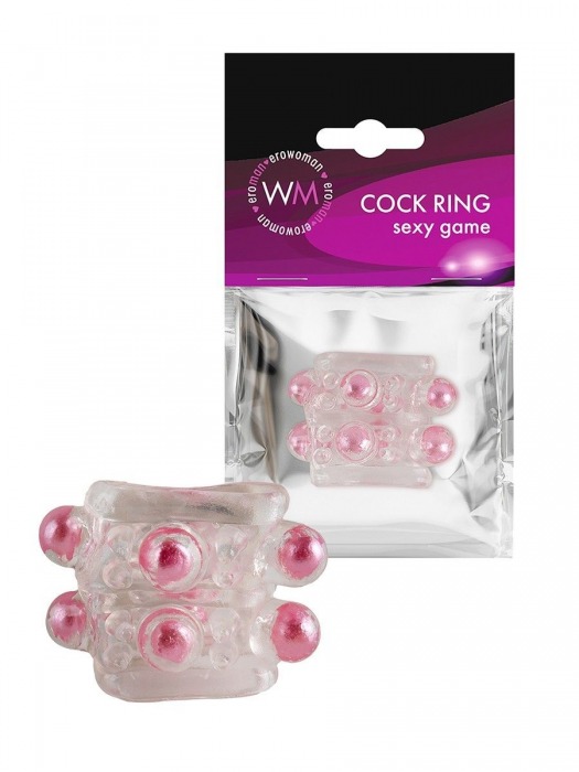 Прозрачная насадка на пенис с цветными шариками - Erowoman-Eroman - в Ногинске купить с доставкой