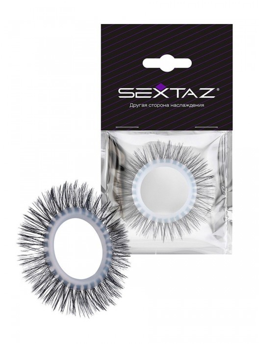 Круглое эрекционное кольцо с длинными «ресничками» - Sextaz - в Ногинске купить с доставкой