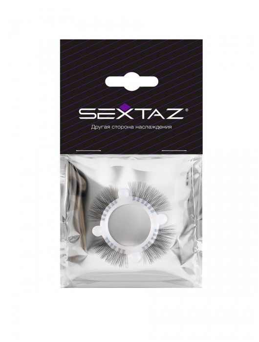 Эластичное кольцо с «ресничками» и 4 шариками - Sextaz - в Ногинске купить с доставкой