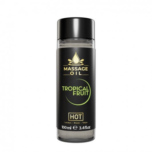 Массажное масло c ароматом тропических фруктов Massage Oil - 100 мл. - HOT - купить с доставкой в Ногинске