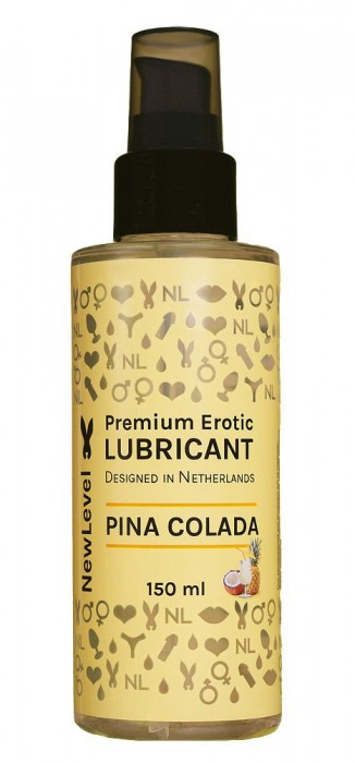 Ароматизированный лубрикант на водной основе NewLevel Pina Colada - 150 мл. - NewLevel - купить с доставкой в Ногинске