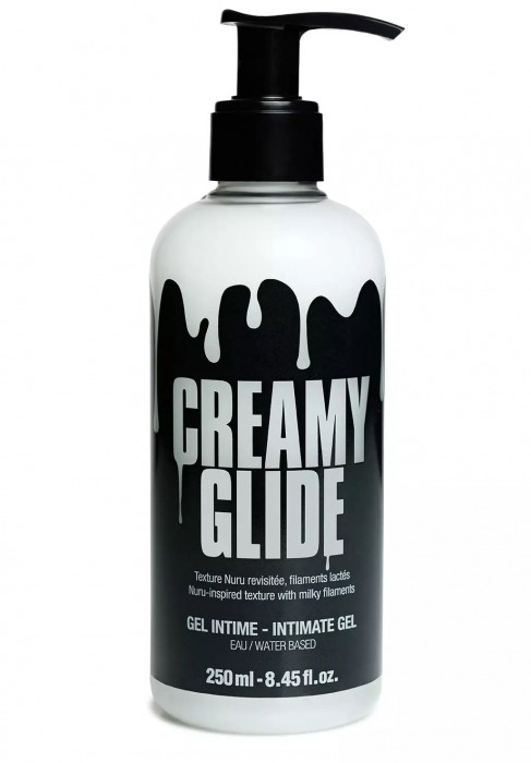 Лубрикант на водной основе Creamy Glide с консистенцией спермы - 250 мл. - Strap-on-me - купить с доставкой в Ногинске