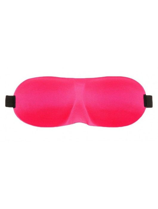 Розовая глухая маска на резинке - Sitabella - купить с доставкой в Ногинске