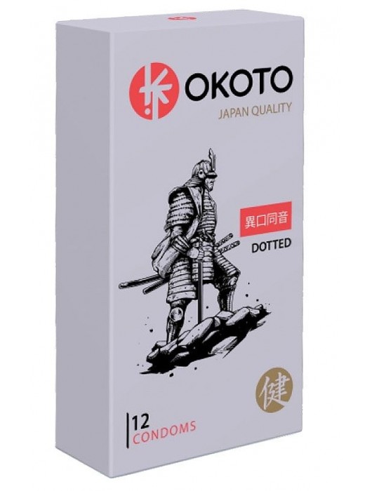 Точечные презервативы OKOTO Dotted - 12 шт. - Sitabella - купить с доставкой в Ногинске
