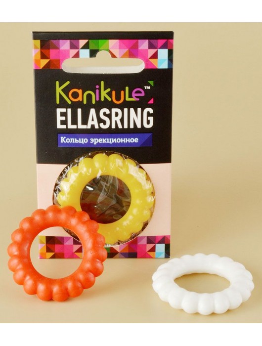 Цветное рельефное эрекционное кольцо Ellasring - Sitabella - в Ногинске купить с доставкой