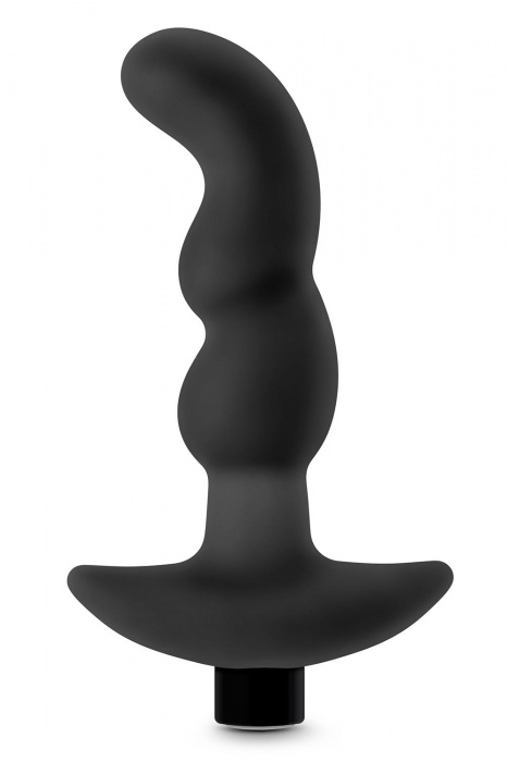 Черный вибромассажер простаты Prostate Massager 03 - 15,2 см. - Blush Novelties - в Ногинске купить с доставкой