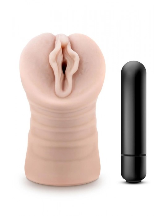 Телесный мастурбатор-вагина Destini - Blush Novelties - в Ногинске купить с доставкой