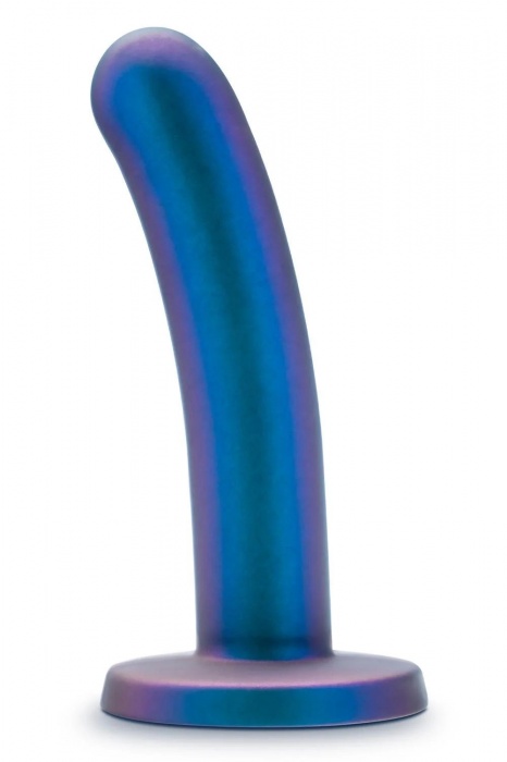 Синяя насадка с гладкой поверхностью Surrender 5.75 Inch Intermediate Pegging Dildo - 14,6 см. - Blush Novelties - купить с доставкой в Ногинске