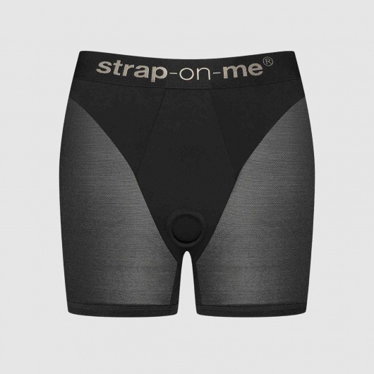 Трусики-шорты для фиксации насадок Strap-on-me Harness Lingerie Halo - size L - Strap-on-me - купить с доставкой в Ногинске