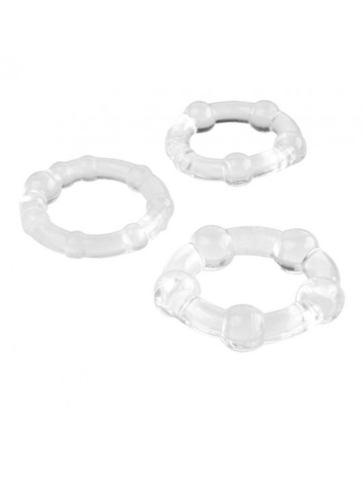 Набор из 3 эрекционных прозрачных колец - Boys of Toys - в Ногинске купить с доставкой