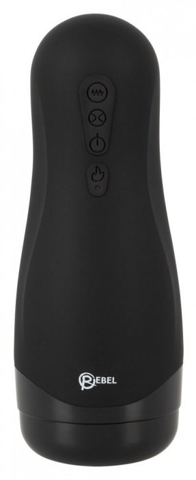 Черный вибромастурбатор с подогревом Masturbator with 3 Functions - Orion - в Ногинске купить с доставкой