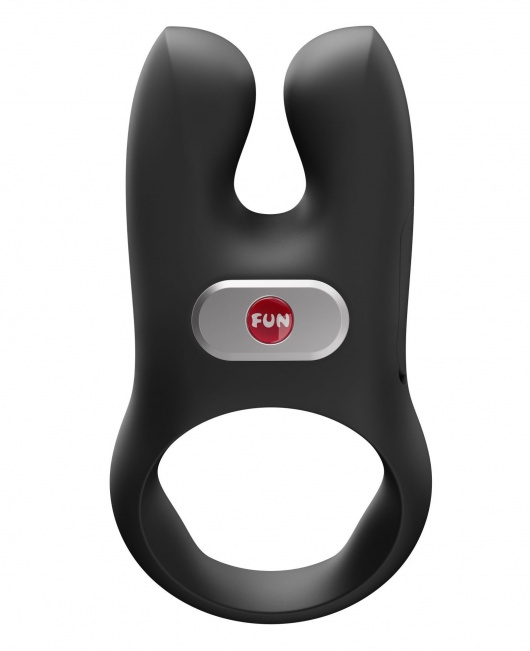 Черное эрекционное виброкольцо Nos - Fun Factory - в Ногинске купить с доставкой