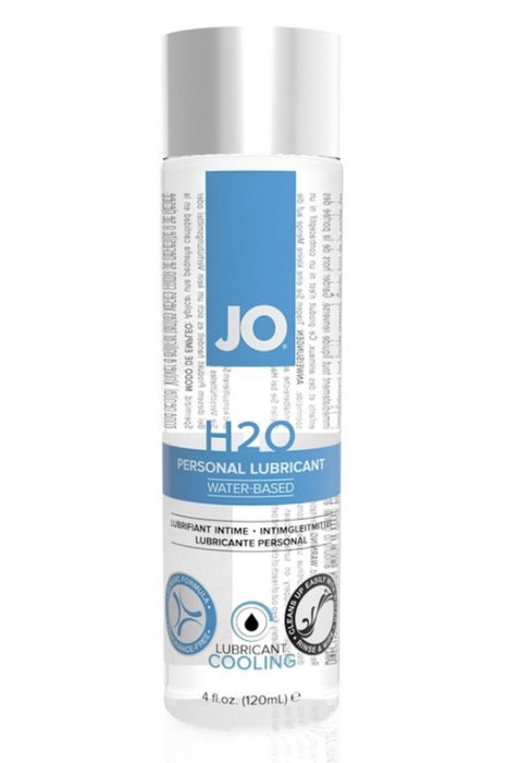 Охлаждающий лубрикант на водной основе JO Personal Lubricant H2O COOLING - 120 мл. - System JO - купить с доставкой в Ногинске