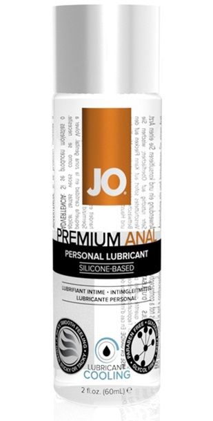 Анальный охлаждающий лубрикант на силиконовой основе JO PREMIUM ANAL COOLING - 60 мл. - System JO - купить с доставкой в Ногинске