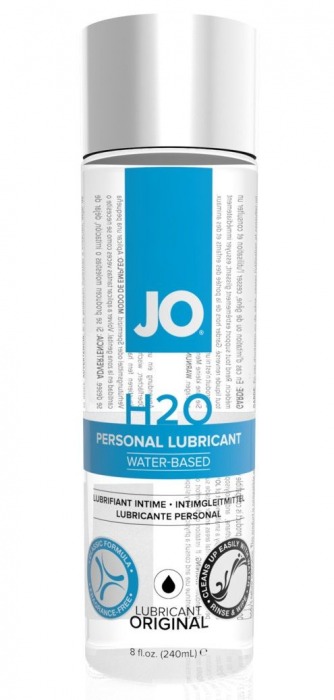 Нейтральный лубрикант на водной основе JO Personal Lubricant H2O - 240 мл. - System JO - купить с доставкой в Ногинске