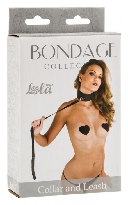 Ошейник Bondage Collection Collar and Leash Plus Size - Lola Games - купить с доставкой в Ногинске