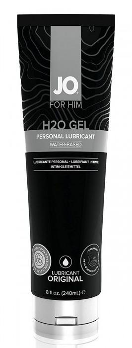 Лубрикант-гель для мужчин JO H2O GEL ORIGINAL - 240 мл. - System JO - купить с доставкой в Ногинске