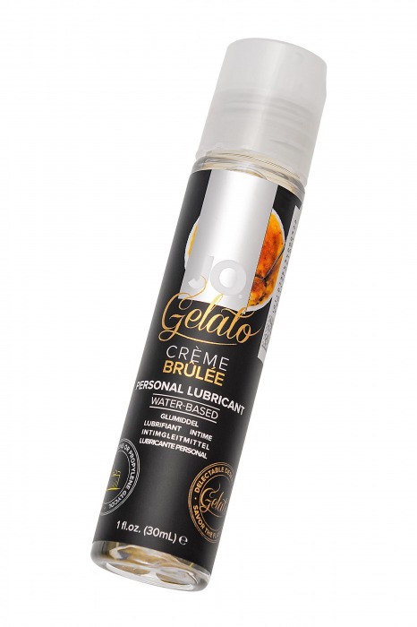 Лубрикант с ароматом крем-брюле JO GELATO CREME BRULEE - 30 мл. - System JO - купить с доставкой в Ногинске