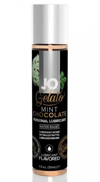 Лубрикант с ароматом мятного шоколада JO GELATO MINT CHOCOLATE - 30 мл. - System JO - купить с доставкой в Ногинске