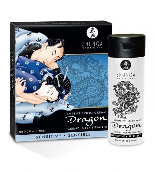Интимный мужской крем SHUNGA DRAGON SENSITIVE - 60 мл. - Shunga - купить с доставкой в Ногинске