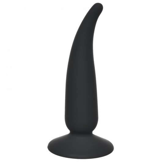 Чёрная анальная пробка P-spot Teazer Black - 12,2 см. - Lola Games - в Ногинске купить с доставкой