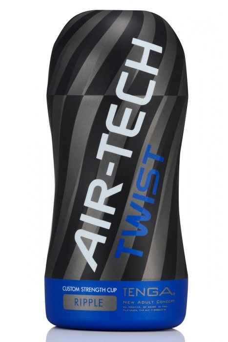 Мастурбатор с регулируемой плотностью обхвата Custom Strength CUP Twist Ripple - Tenga - в Ногинске купить с доставкой
